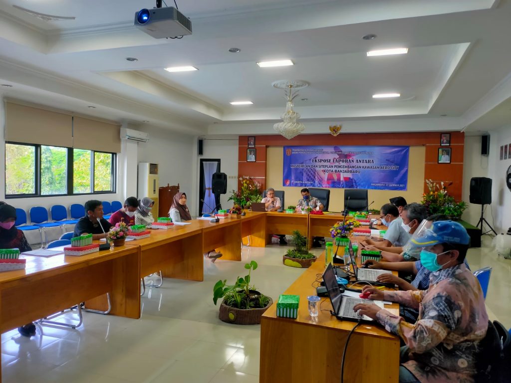 Ekspose Laporan Antara Masterplan & Siteplan Pengembanngan Kawasan Aerocity Kota Banjarbaru